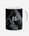 Mug with the Switzerland 2026 Goalkeeper football shirt design by RIPA Football