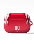 AirPods case with the Tunisia 2026 Away football shirt design by RIPA Football