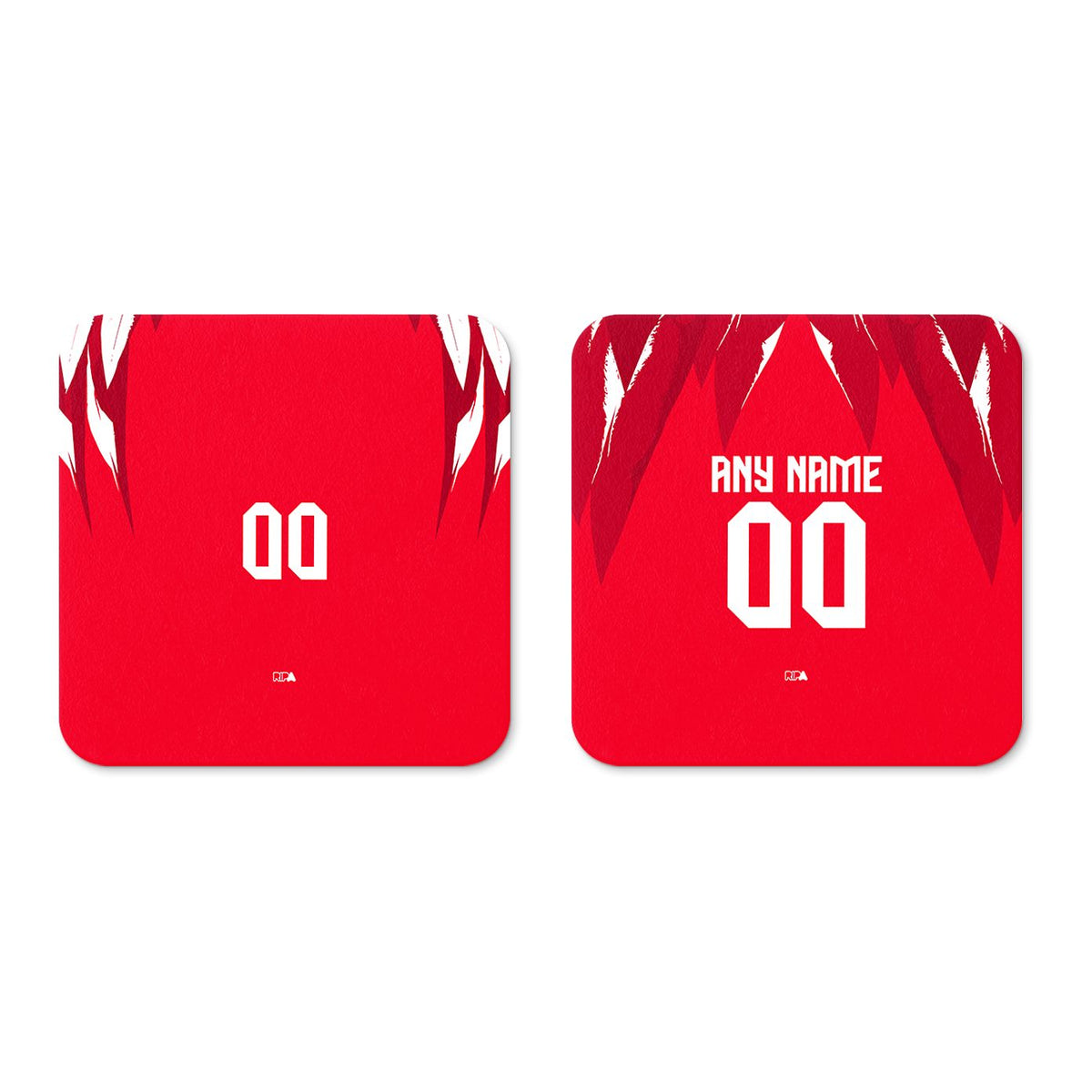 Coaster with the Tunisia 2026 Away football shirt design by RIPA Football