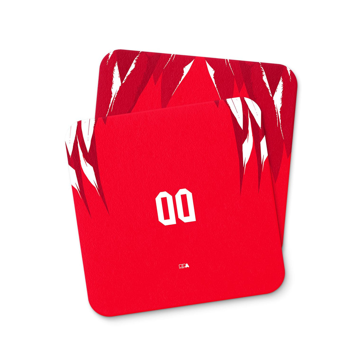 Coaster with the Tunisia 2026 Away football shirt design by RIPA Football