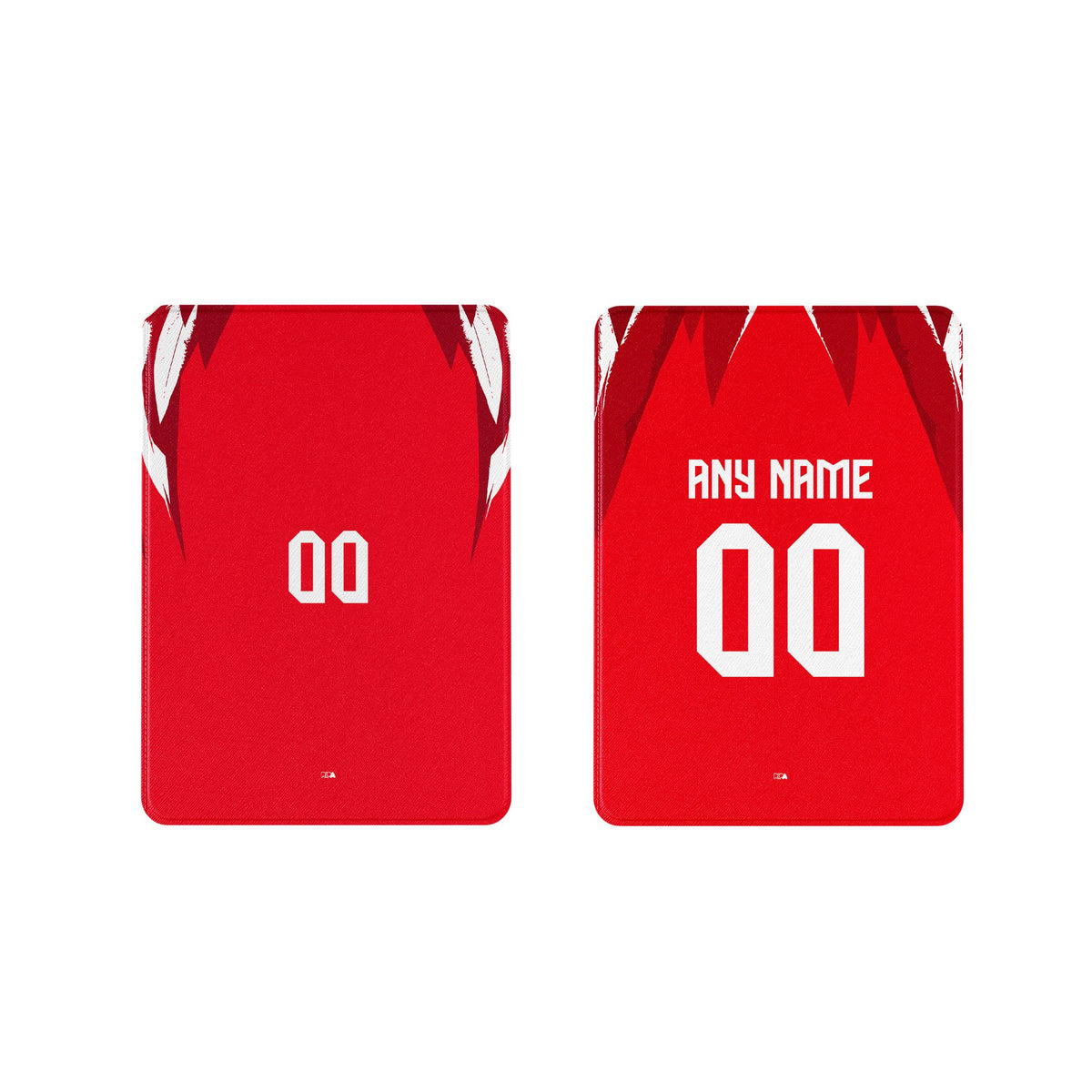 iPad case with the Tunisia 2026 Away football shirt design by RIPA Football
