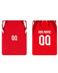 iPad case with the Tunisia 2026 Away football shirt design by RIPA Football