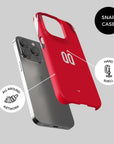 Phone case with the Tunisia 2026 Away football shirt design by RIPA Football
