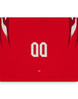 Mouse pad with the Tunisia 2026 Away football shirt design by RIPA Football