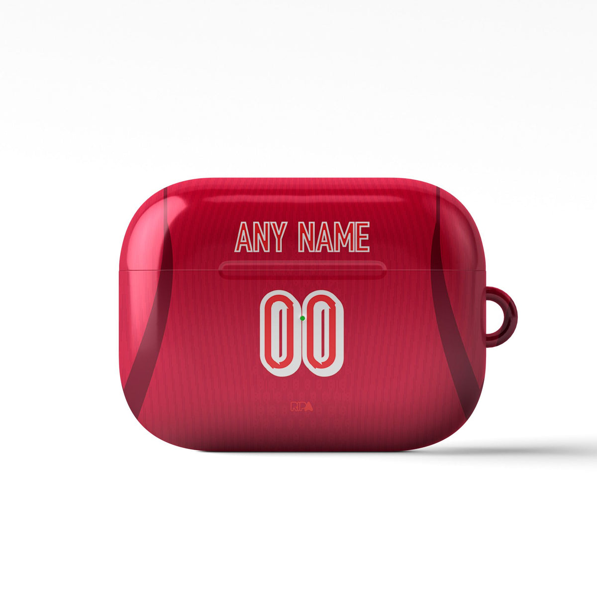 AirPods case with the Turkey 2026 Away football shirt design by RIPA Football