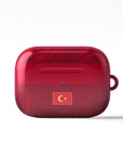 AirPods case with the Turkey 2026 Away football shirt design by RIPA Football
