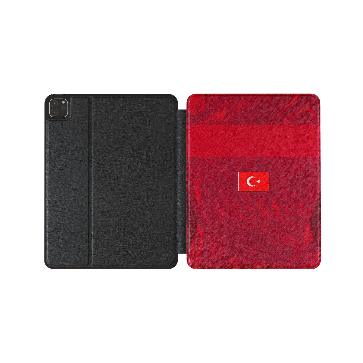 iPad case with the Turkey 2026 Away football shirt design by RIPA Football