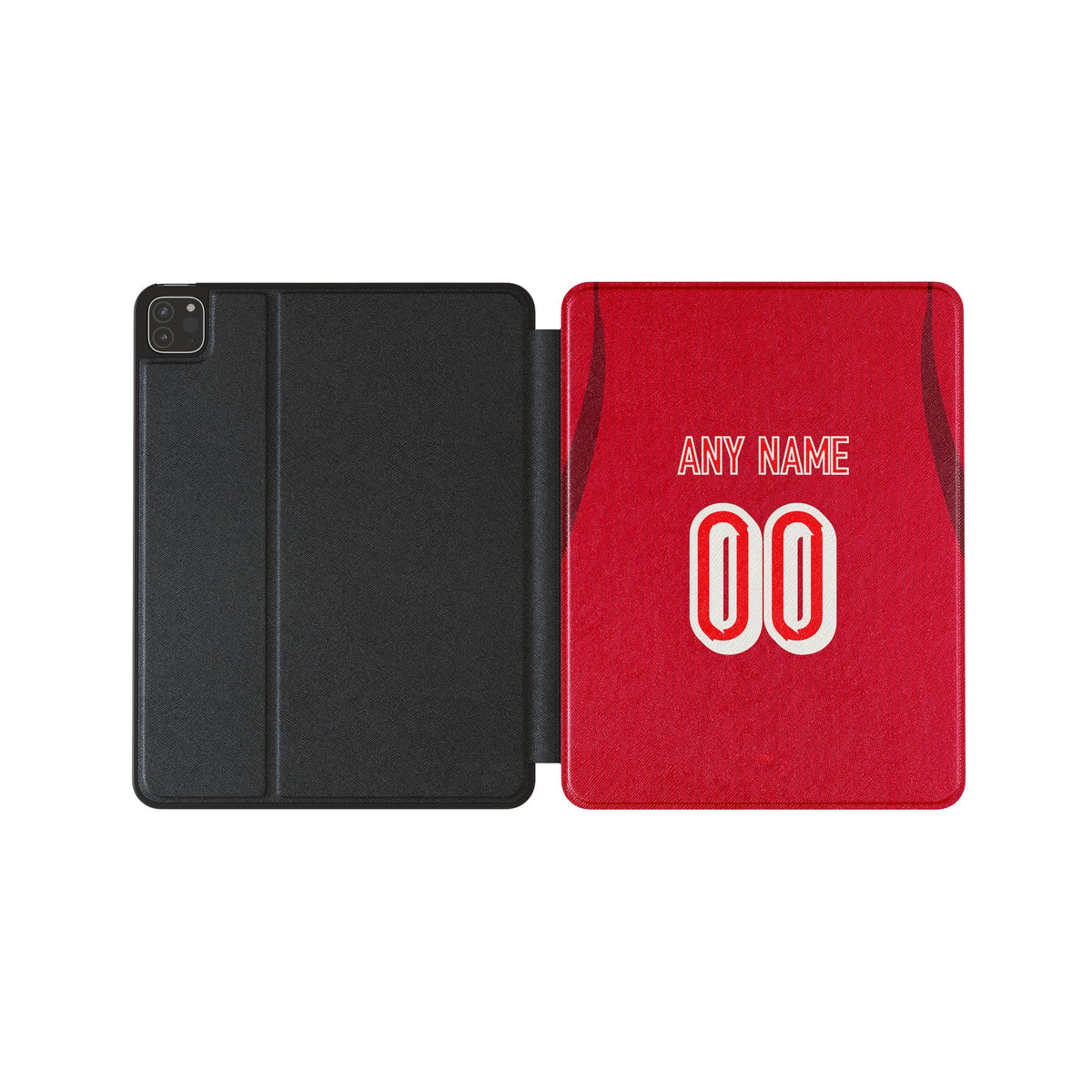 iPad case with the Turkey 2026 Away football shirt design by RIPA Football