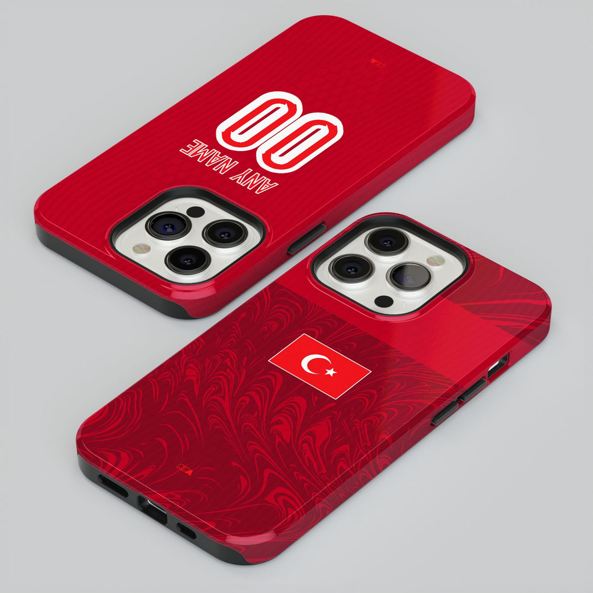 Phone case with the Turkey 2026 Away football shirt design by RIPA Football