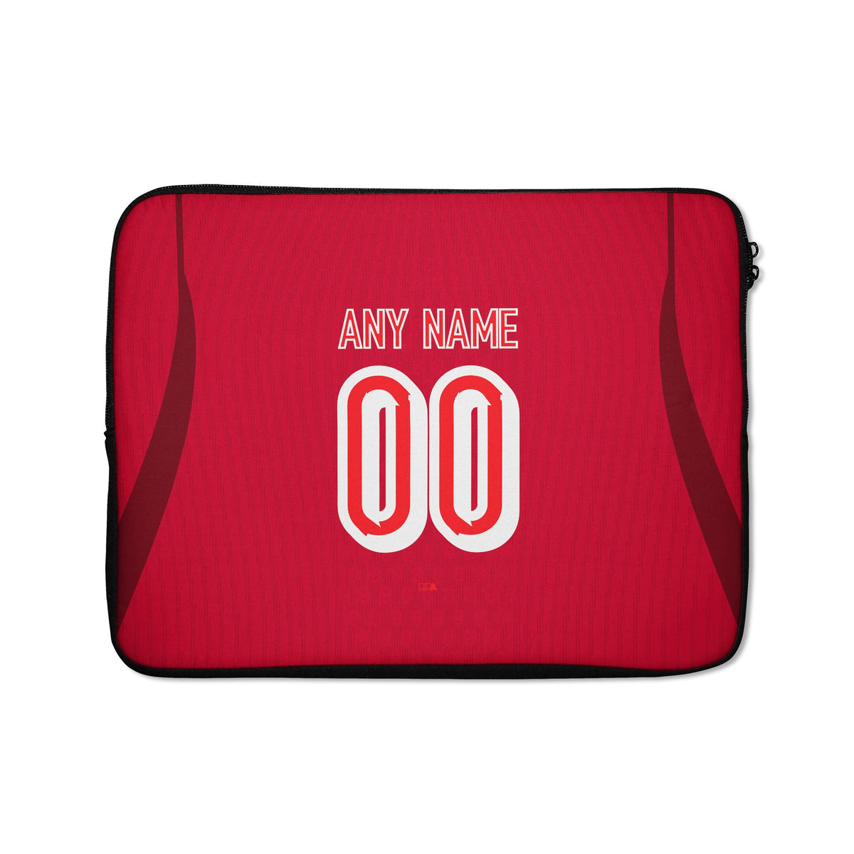 Laptop sleeve with the Turkey 2026 Away football shirt design by RIPA Football