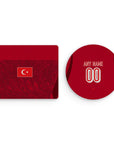 Mouse pad with the Turkey 2026 Away football shirt design by RIPA Football