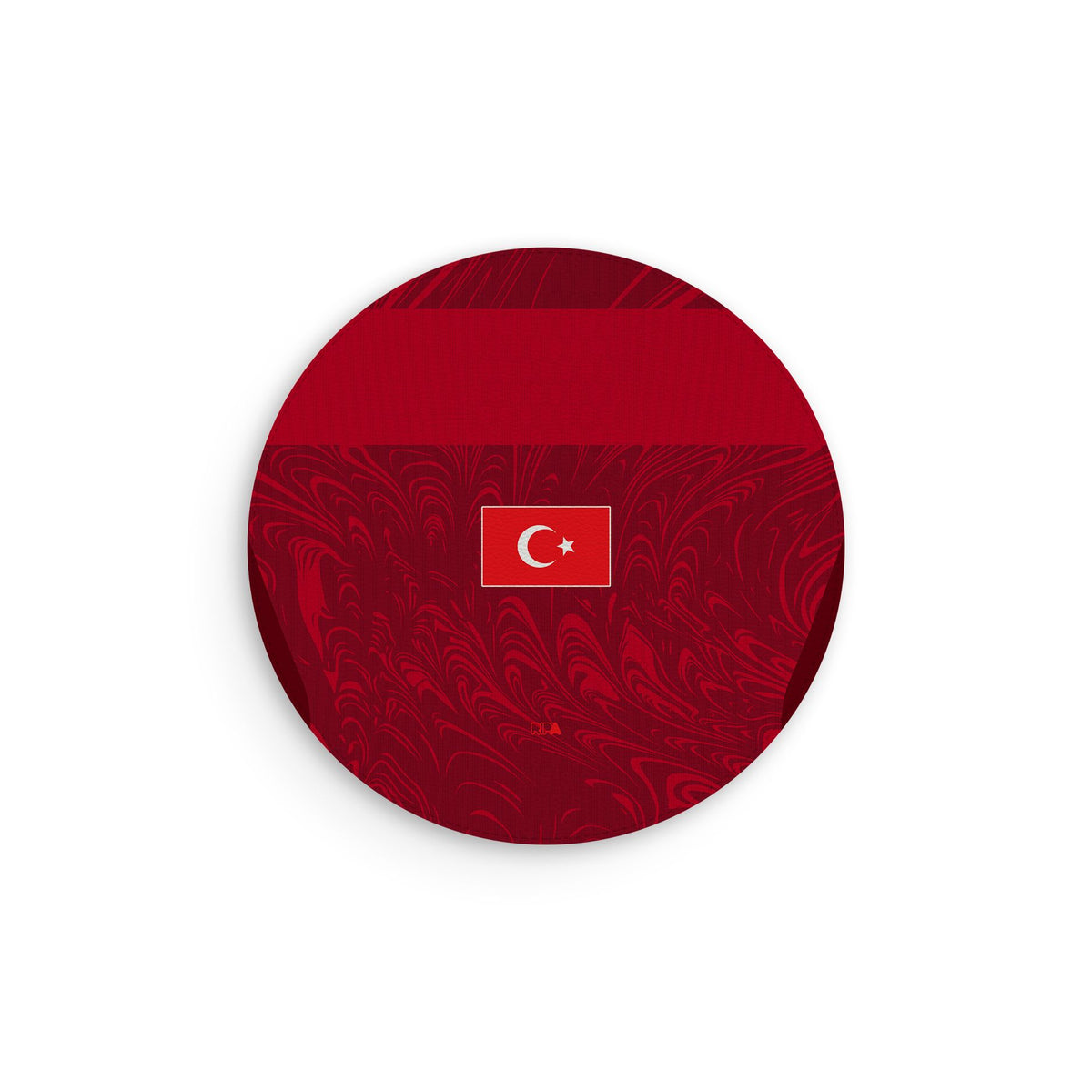 Mouse pad with the Turkey 2026 Away football shirt design by RIPA Football