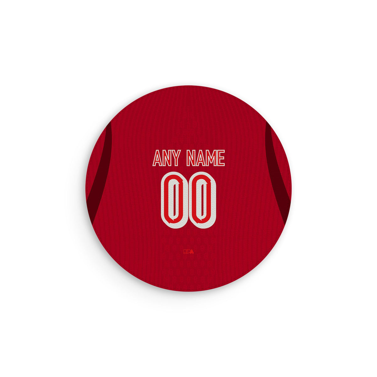 Mouse pad with the Turkey 2026 Away football shirt design by RIPA Football