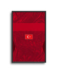 Print with the Turkey 2026 Away football shirt design by RIPA Football