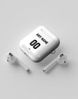 AirPods case with the Uzbekistan 2026 Away football shirt design by RIPA Football