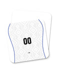 Coaster with the Uzbekistan 2026 Away football shirt design by RIPA Football