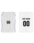 iPad case with the Uzbekistan 2026 Away football shirt design by RIPA Football