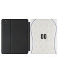 iPad case with the Uzbekistan 2026 Away football shirt design by RIPA Football