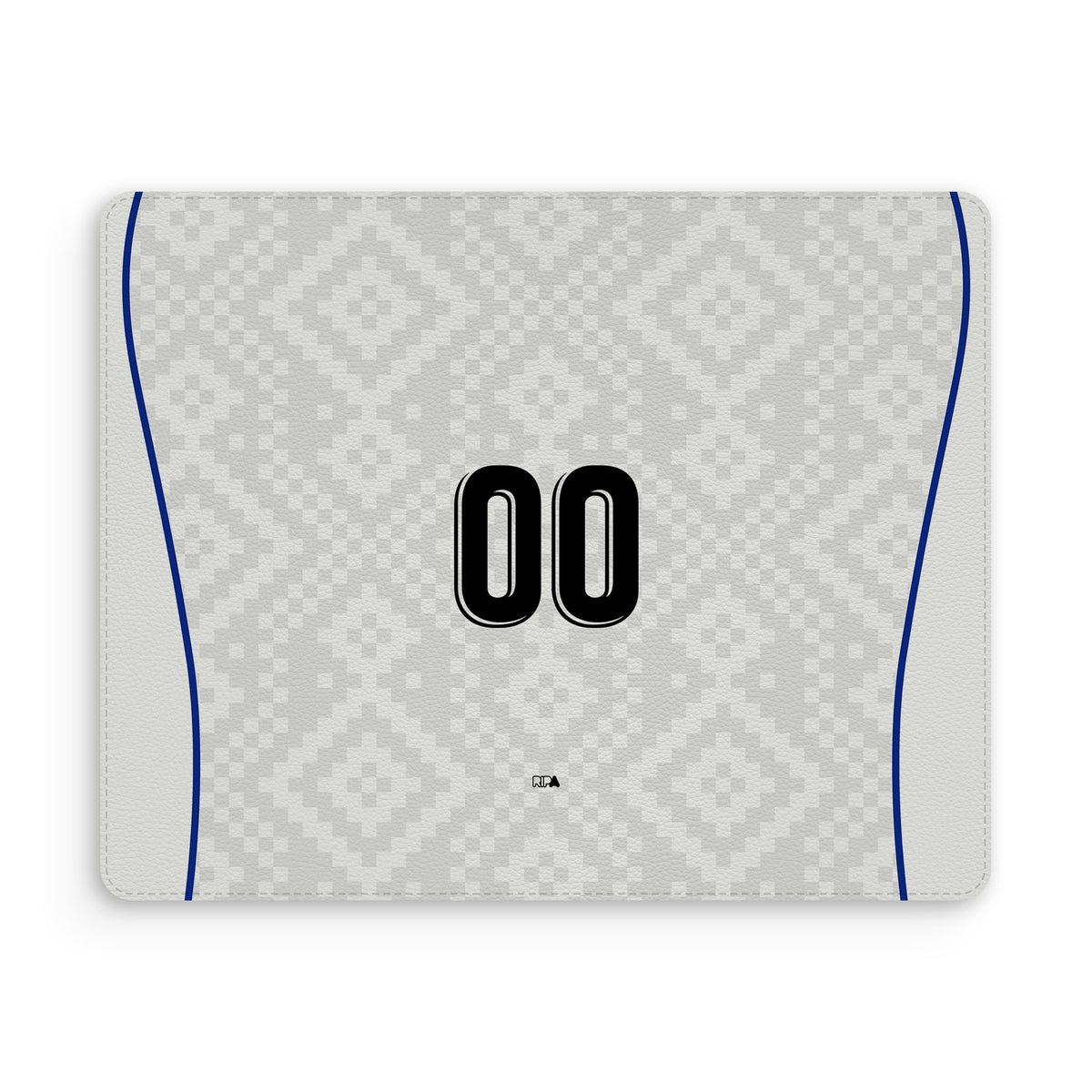 Mouse pad with the Uzbekistan 2026 Away football shirt design by RIPA Football