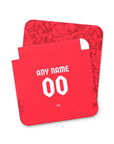 Coaster with the Kaiserslautern 2026-27 Home football shirt design by RIPA Football