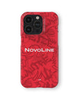 Phone case with the Kaiserslautern 2026-27 Home football shirt design by RIPA Football