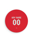 Mouse pad with the Kaiserslautern 2026-27 Home football shirt design by RIPA Football