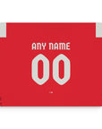 Mouse pad with the Kaiserslautern 2026-27 Home football shirt design by RIPA Football