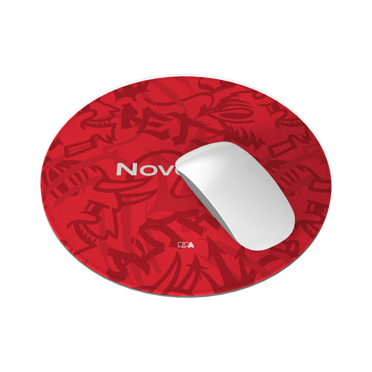 Mouse pad with the Kaiserslautern 2026-27 Home football shirt design by RIPA Football