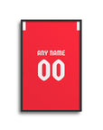 Print with the Kaiserslautern 2026-27 Home football shirt design by RIPA Football