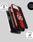 Phone case with the AC Milan 2026-27 Home football shirt design by RIPA Football