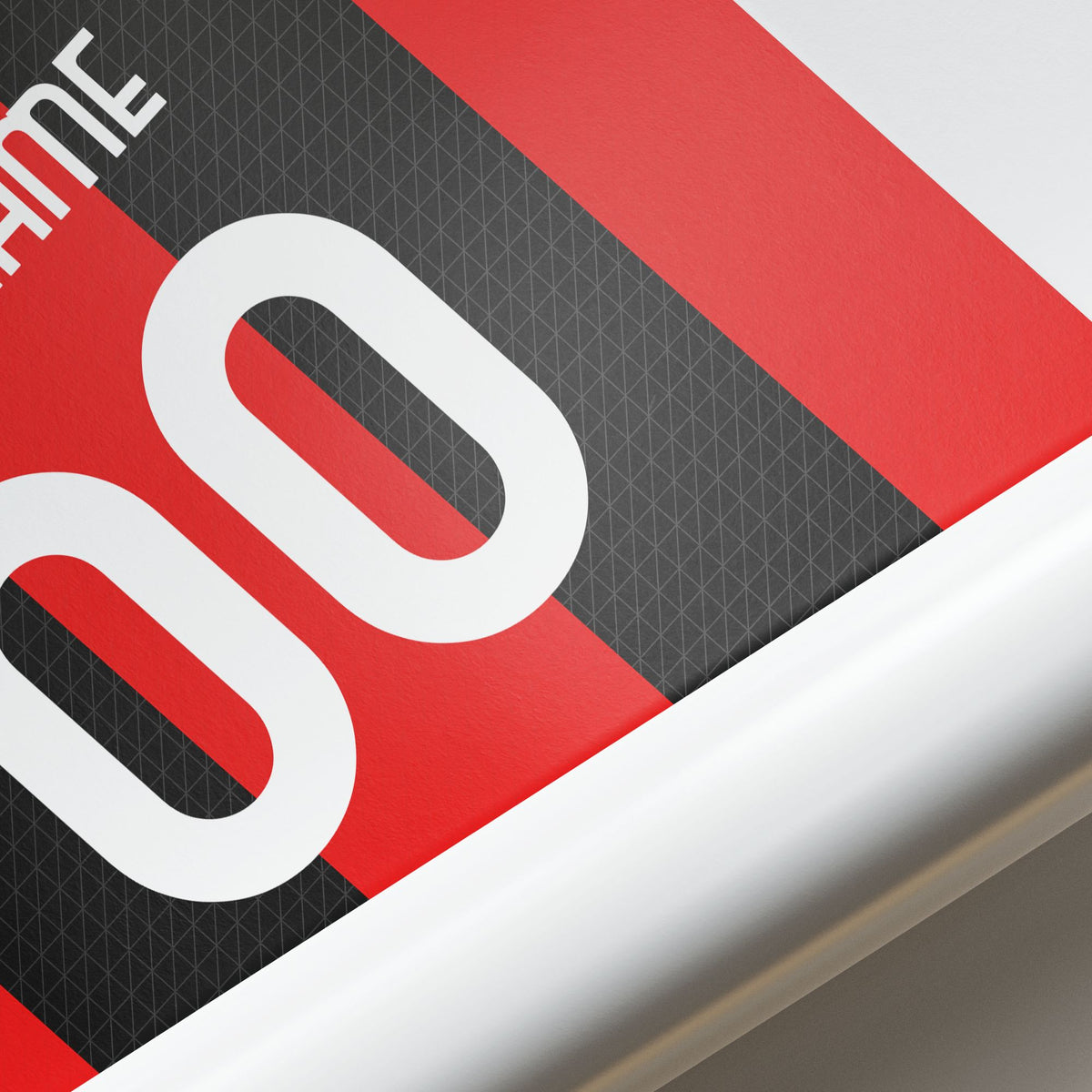 Print with the AC Milan 2026-27 Home football shirt design by RIPA Football