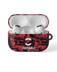 AirPods case with the AC Milan 2026-27 Prematch football shirt design by RIPA Football