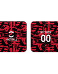 Coaster with the AC Milan 2026-27 Prematch football shirt design by RIPA Football