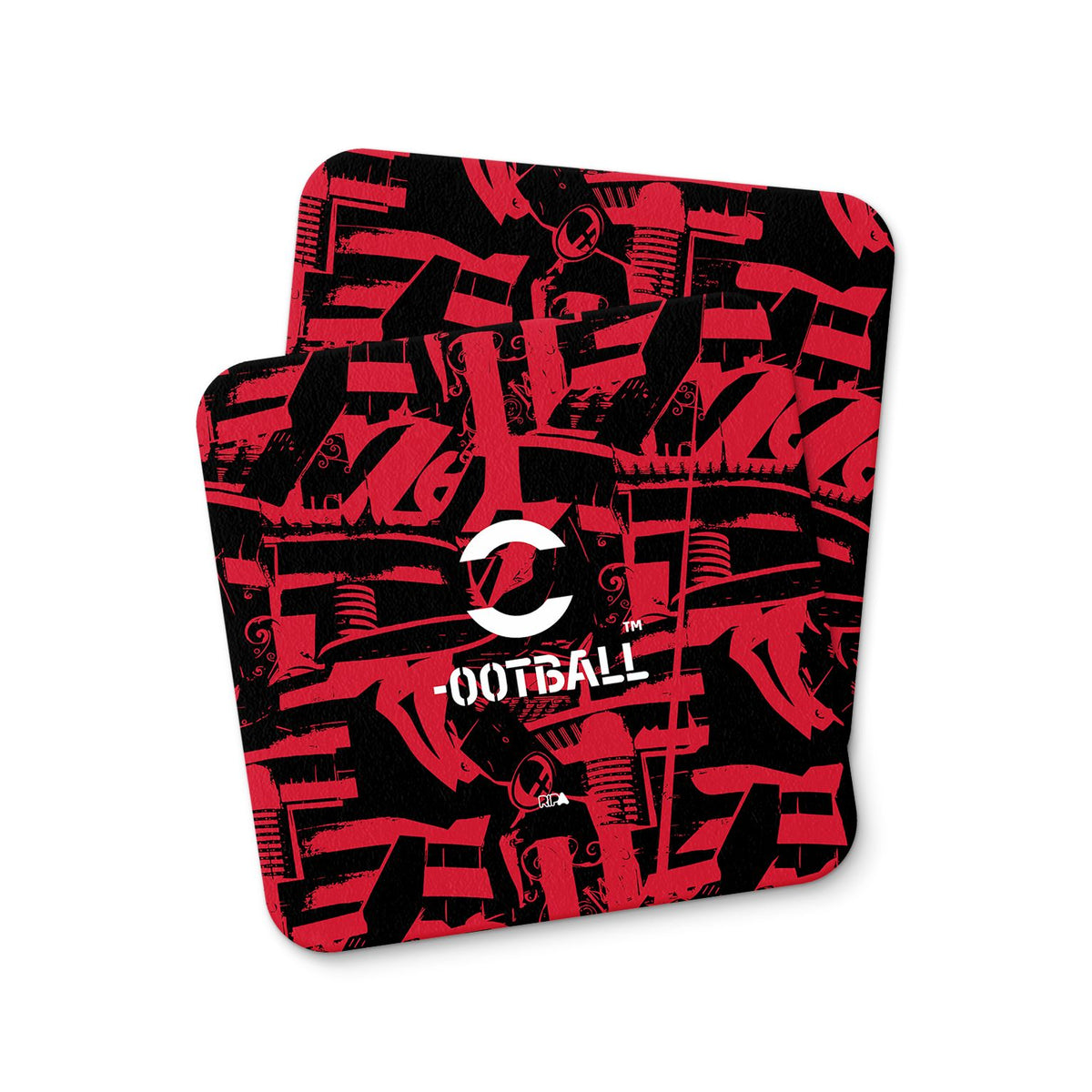 Coaster with the AC Milan 2026-27 Prematch football shirt design by RIPA Football
