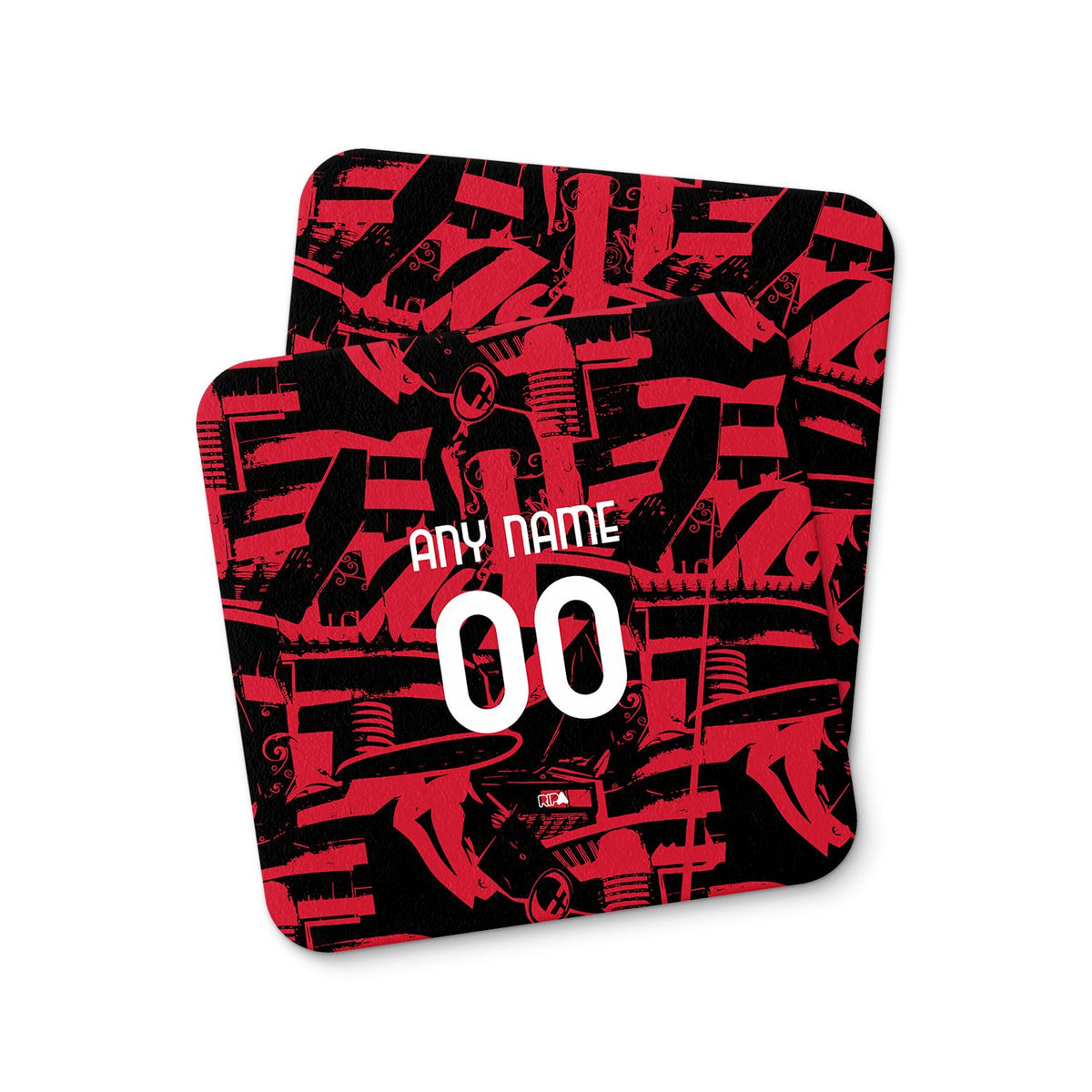 Coaster with the AC Milan 2026-27 Prematch football shirt design by RIPA Football