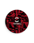 Mouse pad with the AC Milan 2026-27 Prematch football shirt design by RIPA Football
