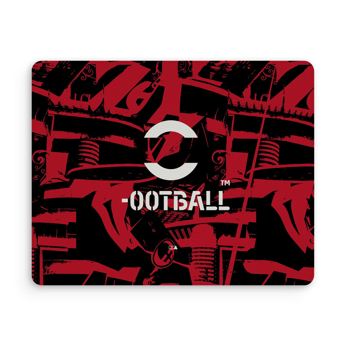 Mouse pad with the AC Milan 2026-27 Prematch football shirt design by RIPA Football