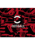 Mouse pad with the AC Milan 2026-27 Prematch football shirt design by RIPA Football