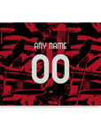 Mouse pad with the AC Milan 2026-27 Prematch football shirt design by RIPA Football