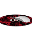 Mouse pad with the AC Milan 2026-27 Prematch football shirt design by RIPA Football