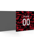 Mouse pad with the AC Milan 2026-27 Prematch football shirt design by RIPA Football