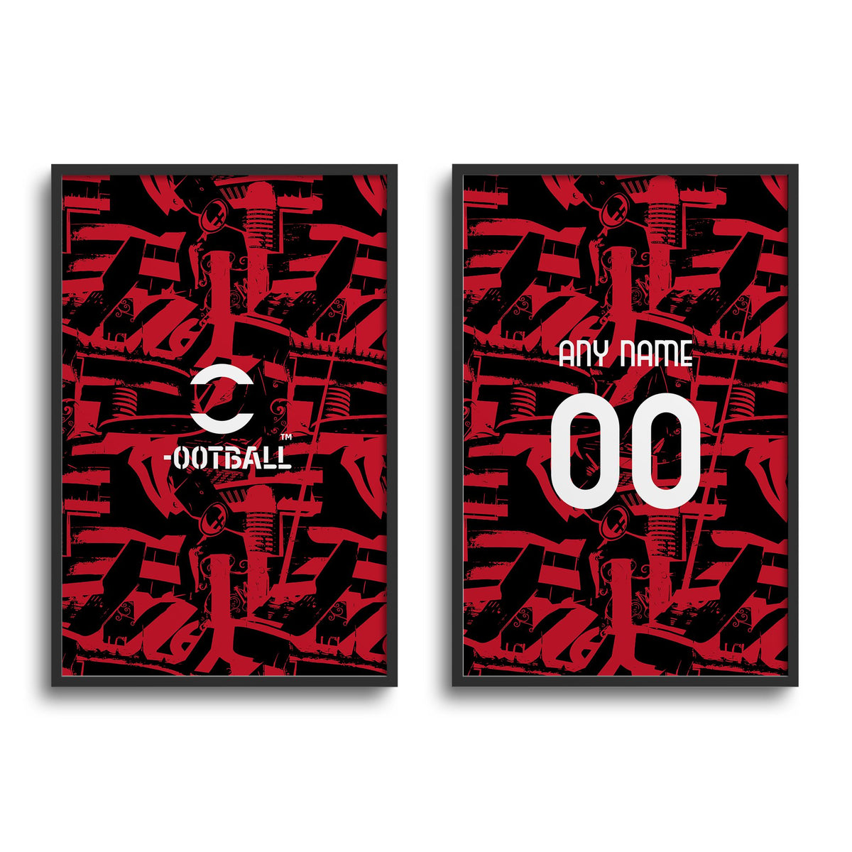 Print with the AC Milan 2026-27 Prematch football shirt design by RIPA Football