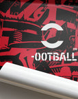 Print with the AC Milan 2026-27 Prematch football shirt design by RIPA Football
