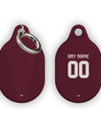 AirTag holder with the Aston Villa 2026-27 Home football shirt design by RIPA Football