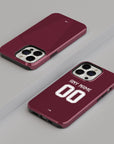 Phone case with the Aston Villa 2026-27 Home football shirt design by RIPA Football