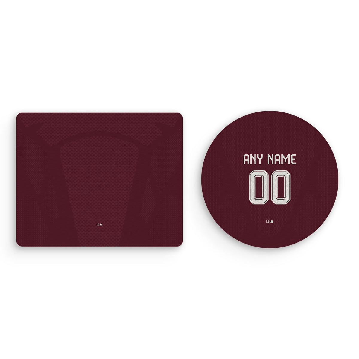 Mouse pad with the Aston Villa 2026-27 Home football shirt design by RIPA Football
