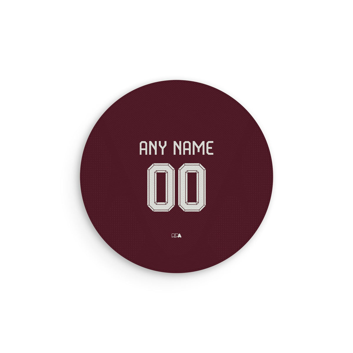 Mouse pad with the Aston Villa 2026-27 Home football shirt design by RIPA Football