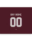 Mouse pad with the Aston Villa 2026-27 Home football shirt design by RIPA Football