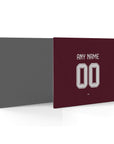 Mouse pad with the Aston Villa 2026-27 Home football shirt design by RIPA Football