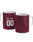 Mug with the Aston Villa 2026-27 Home football shirt design by RIPA Football